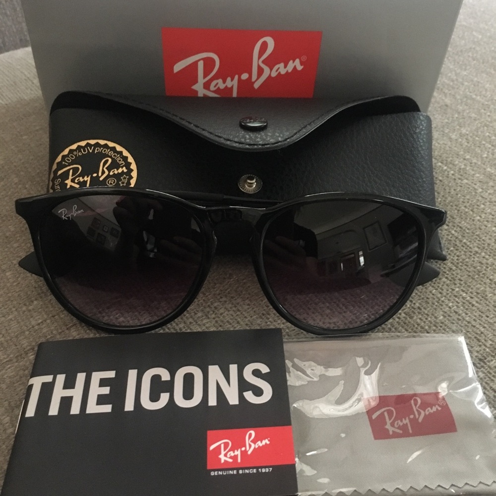 Ray Ban Erika Classic Glossy Black Frame G15